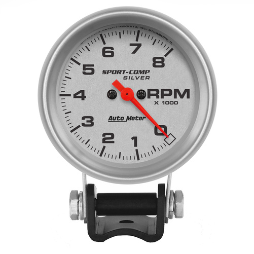 2-5/8" Pedestal Tachometer, 0-8,000 Rpm, Ultra-Lite