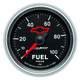 2-1/16" Fuel Pressure, 0-100 Psi, Chevy Red Bowtie, Black
