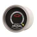 2-1/16" Narrowband Air/Fuel Ratio, Lean-Rich, Chevy Red Bowtie, Black