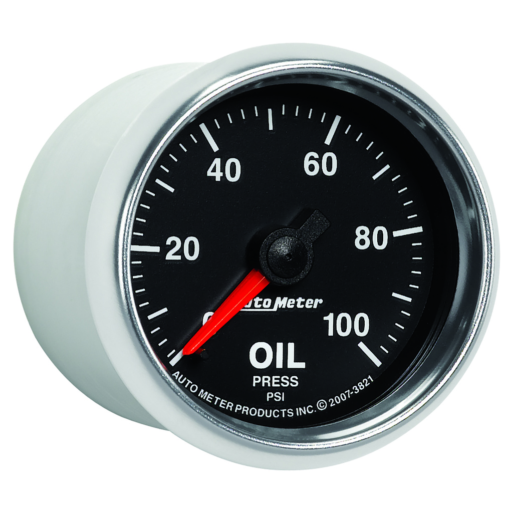 2-1/16" Oil Pressure, 0-100 Psi, Gs