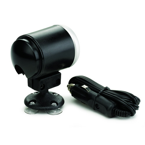 Single, 2-1/16", Black, Suction Type