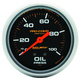 2-5/8" Oil Pressure, 0-100 Psi, Liquid Filled, Pro-Comp