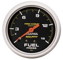 2-5/8" Fuel Pressure, 0-15 Psi, Liquid Filled, Pro-Comp