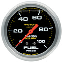 2-5/8" Fuel Pressure, 0-100 Psi, Liquid Filled, Pro-Comp