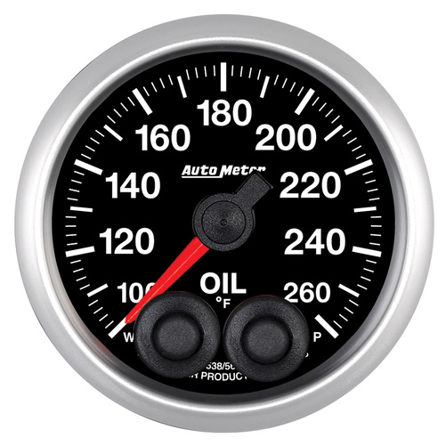 2-1/16" Oil Temperature, 100-260º, Elite, W/O Pro-Control