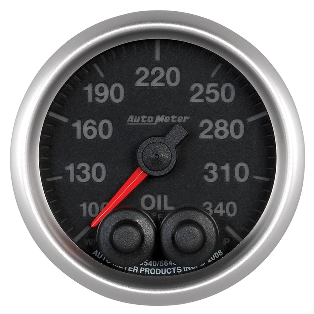 2-1/16" Oil Temperature, 100-340 °F, Elite