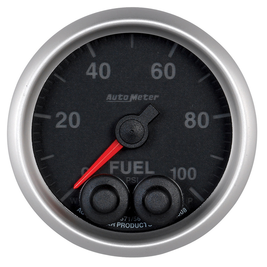 2-1/16" Fuel Pressure, 0-100 Psi, Elite