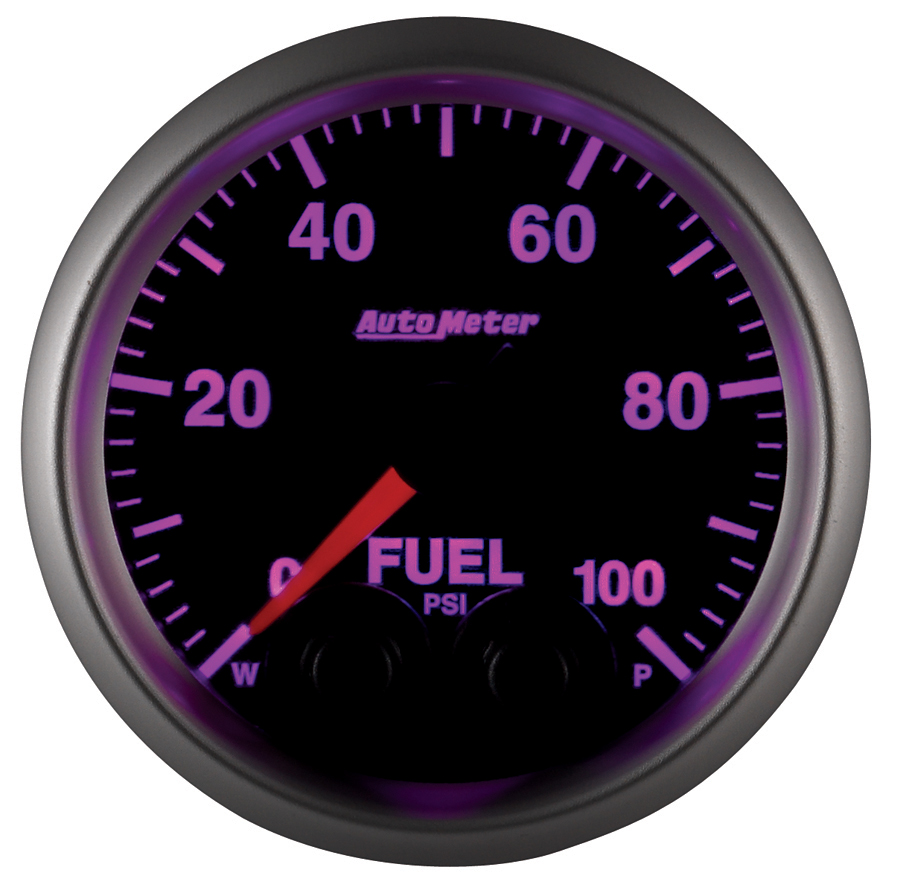 2-1/16" Fuel Pressure, 0-100 Psi, Elite