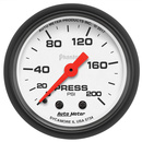 2-1/16" Pressure, 0-200 Psi, Phantom