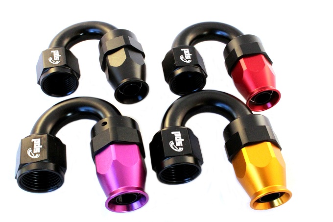 AN16 -180° PTFE Slange fitting