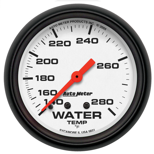 2-5/8" Water Temperature, 140-280 °F, Phantom