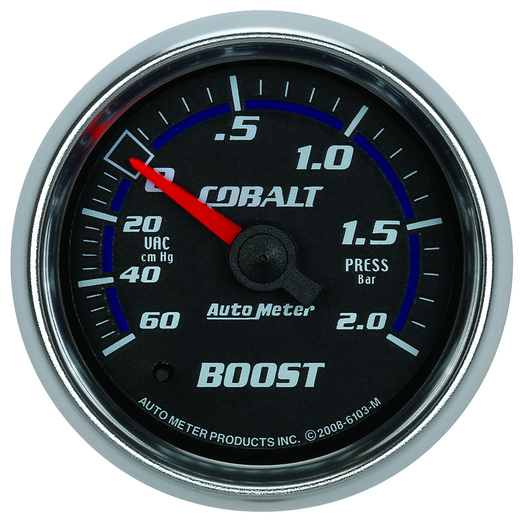 2-1/16" Boost/Vacuum, 60 Cm/Hg-2.0 Bar, Cobalt