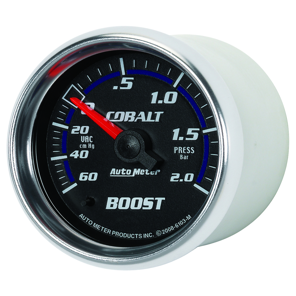 2-1/16" Boost/Vacuum, 60 Cm/Hg-2.0 Bar, Cobalt