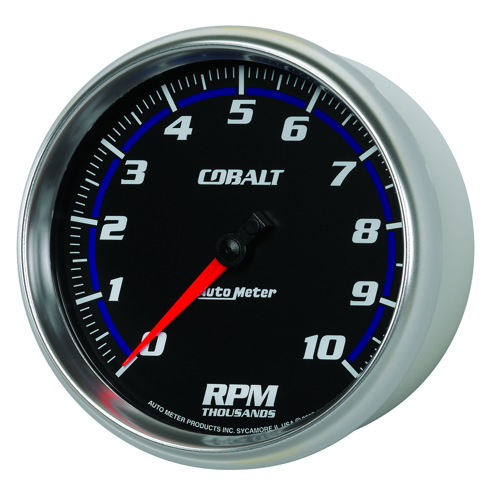5" In-Dash Tachometer, 0-10,000 Rpm, Cobalt