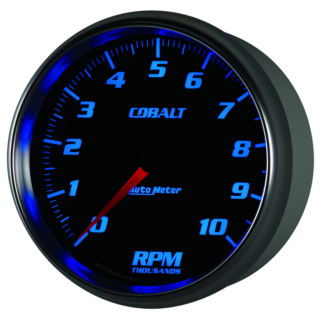 5" In-Dash Tachometer, 0-10,000 Rpm, Cobalt