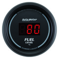2-1/16" Fuel Level, Programmable 0-280 Ω, Digital Black
