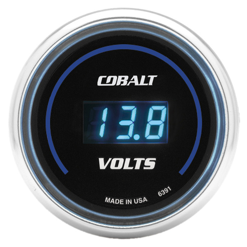 2-1/16" Voltmeter, 8-18v, Cobalt