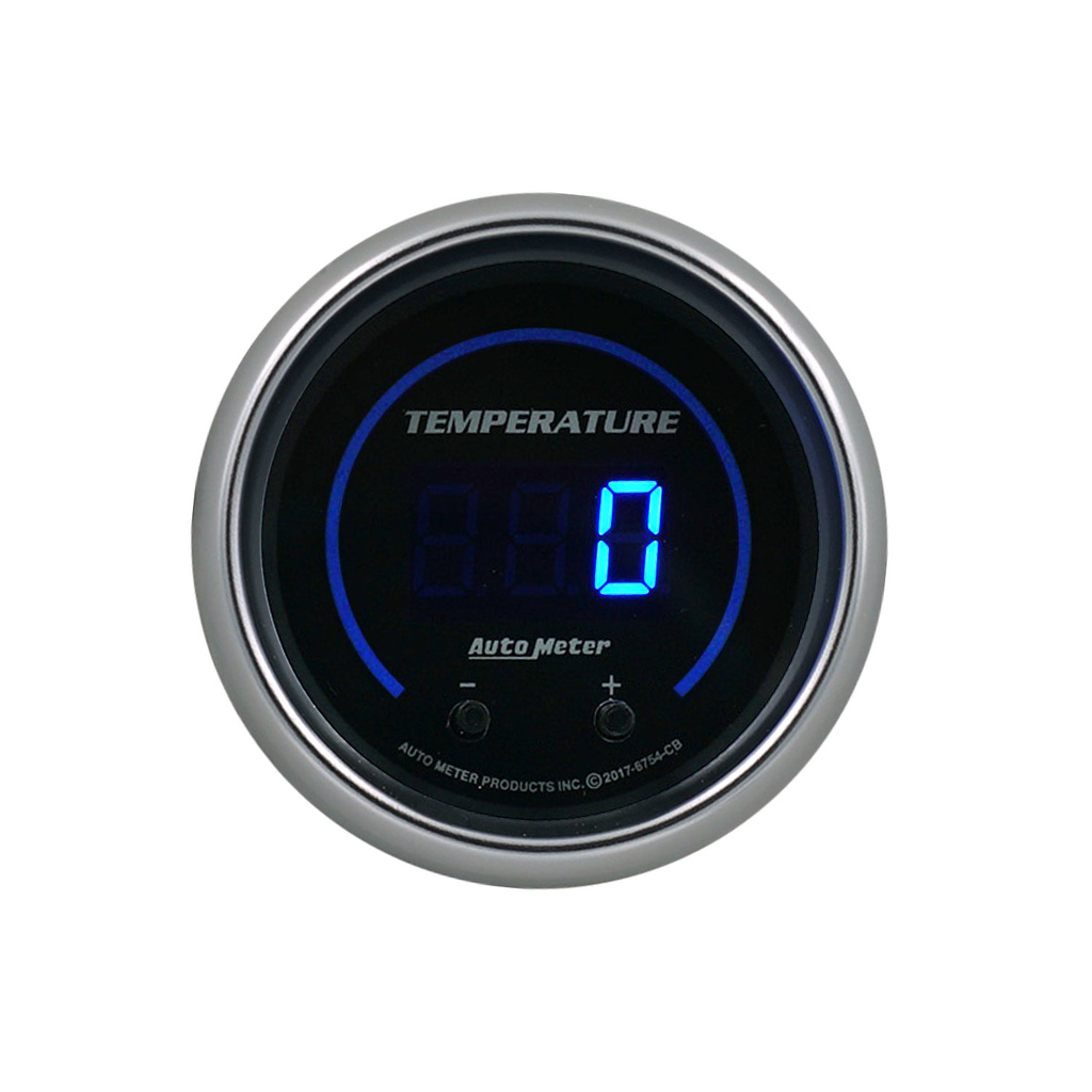 2-1/16" Two Channel Fluid Temperature, Selectable Scale ºf / ºc, Cobalt Elite Digital