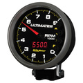 5" Tachometer, 0-9000 Rpm, Pedestal, Ultimate Iii Playback, Black