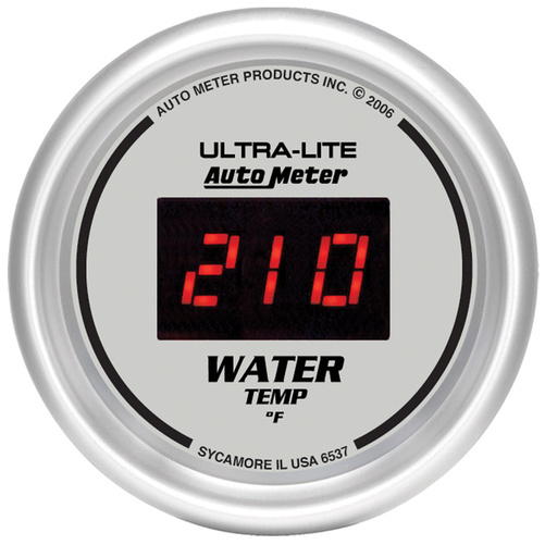 2-1/16" Water Temperature, 0-340 °F, Ultra-Lite Digital
