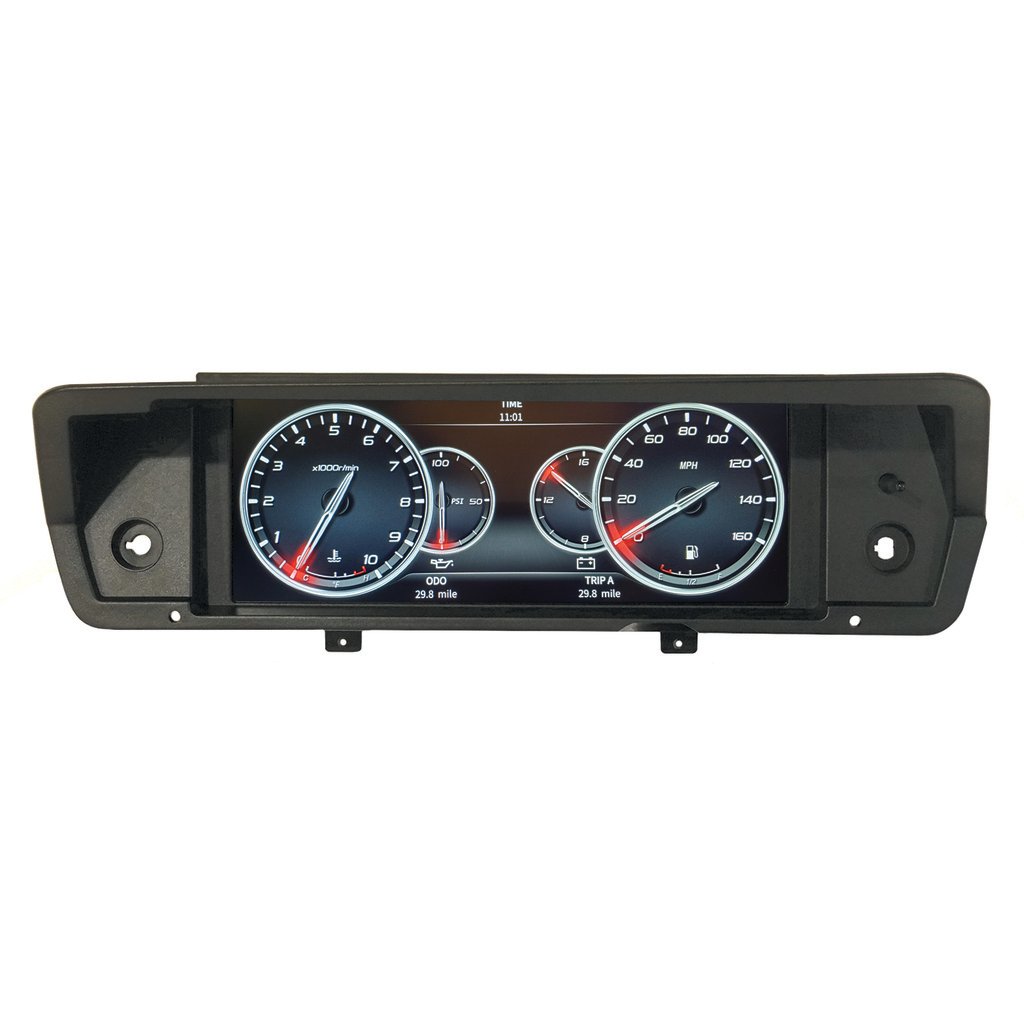 Invision Lcd Dash Kit, 72-76 A-Body, Direct Fit Digital Dash
