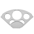 5 Gauge Direct-Fit Dash Kit, Chevy Car 55-56, Old Tyme White