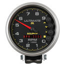 5" Tachometer, 0-9000 Rpm, Pedestal, Ultimate Dl Playback, Black