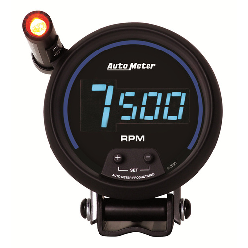 3-3/4" Pedestal Tachometer, 0-10,000 Rpm, Cobalt Digital