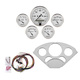 5 Gauge Direct-Fit Dash Kit, Chevy Car 55-56, Old Tyme White