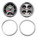 2 Gauge Direct Fit Dash Kit, Chevy Truck 47-53, 2 Gauge,  American Muscle