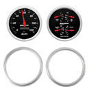 2 Gauge Direct Fit Dash Kit, Chevy Truck 47-53, 2 Gauge,  Designer Black