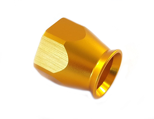 Tryk ærme AN16 guld PTFE