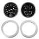 2 Gauge Direct Fit Dash Kit, Chevy Truck 54-55, 2 Gauge,  Old Tyme Black