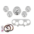 5 Gauge Direct-Fit Dash Kit, Nova 62-65, Old Tyme White