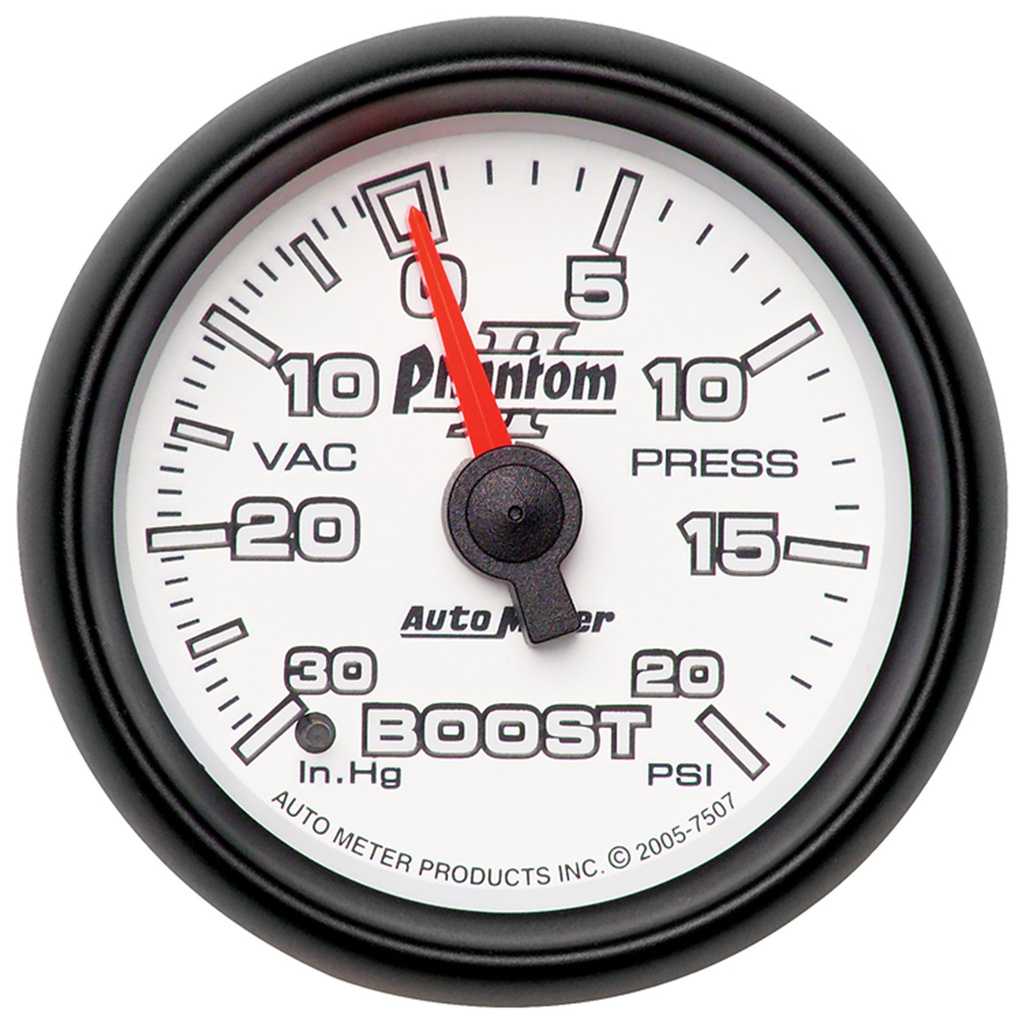 2-1/16" Boost/Vacuum, 30 In Hg/20 Psi, Phantom Ii