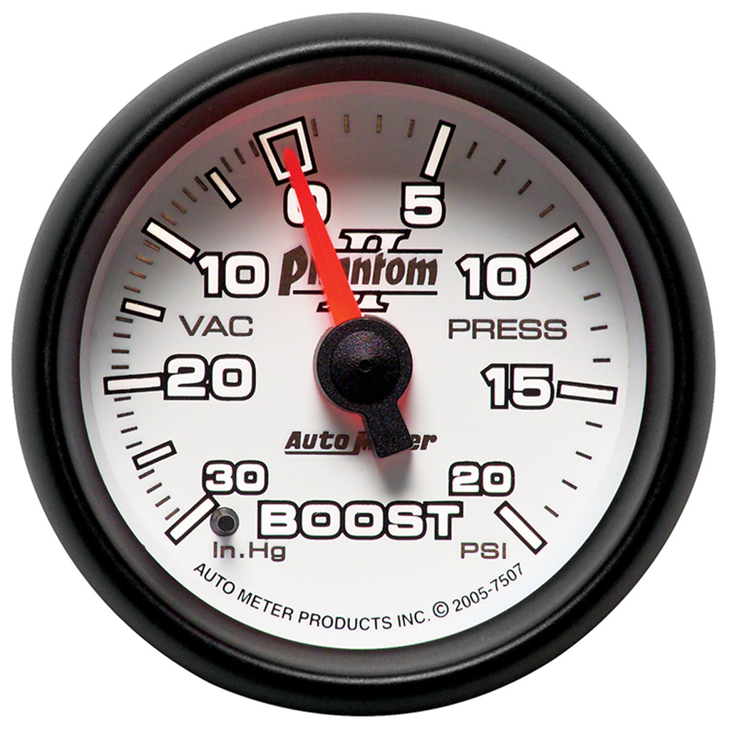 2-1/16" Boost/Vacuum, 30 In Hg/20 Psi, Phantom Ii