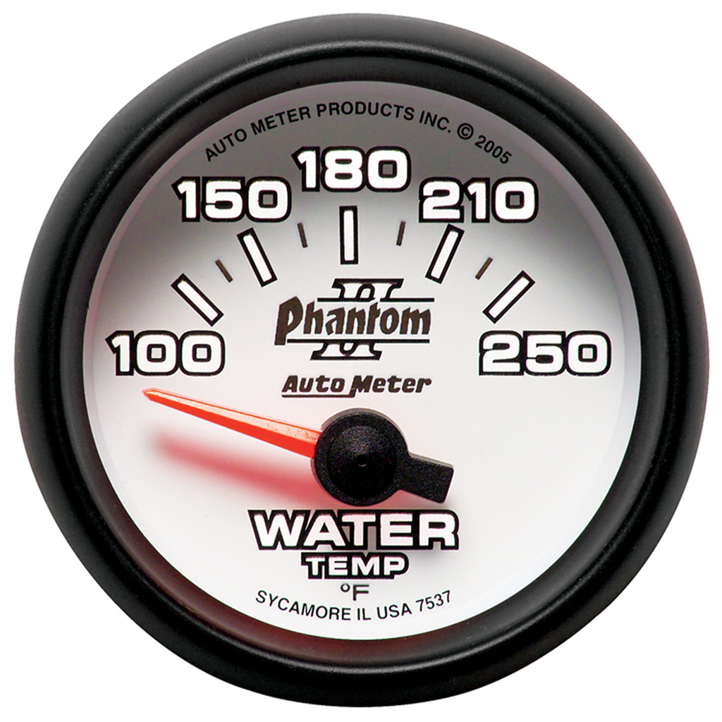2-1/16" Water Temperature, 100-250 °F, Phantom Ii