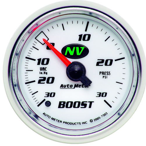 2-1/16" Boost/Vacuum, 30 In Hg/30 Psi, Nv