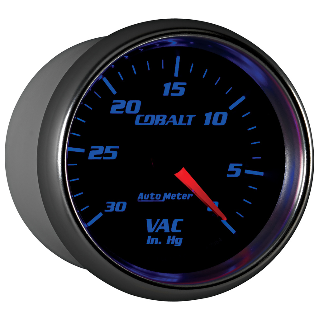 2-5/8" Vacuum, 0-30 In Hg, Cobalt