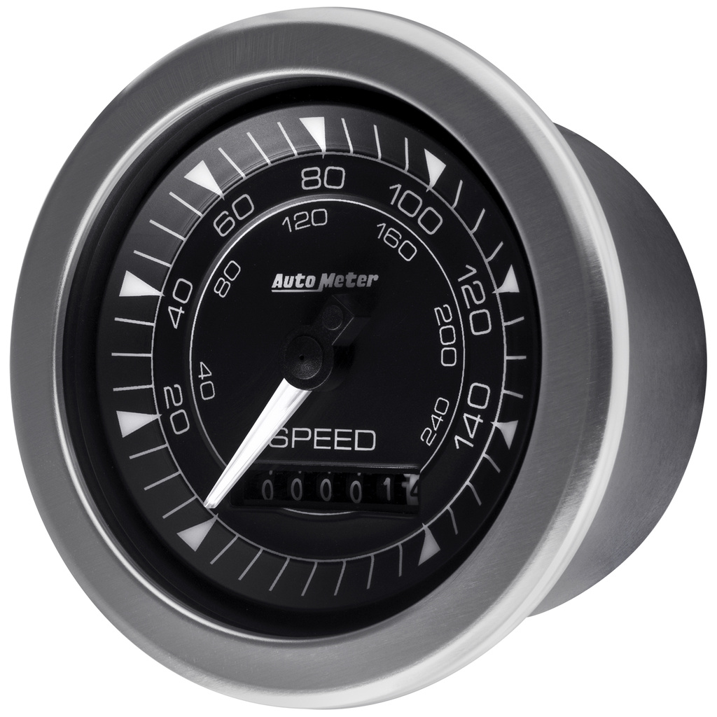 3-3/8" Speedometer 160mph Elec. Programmable Chrono