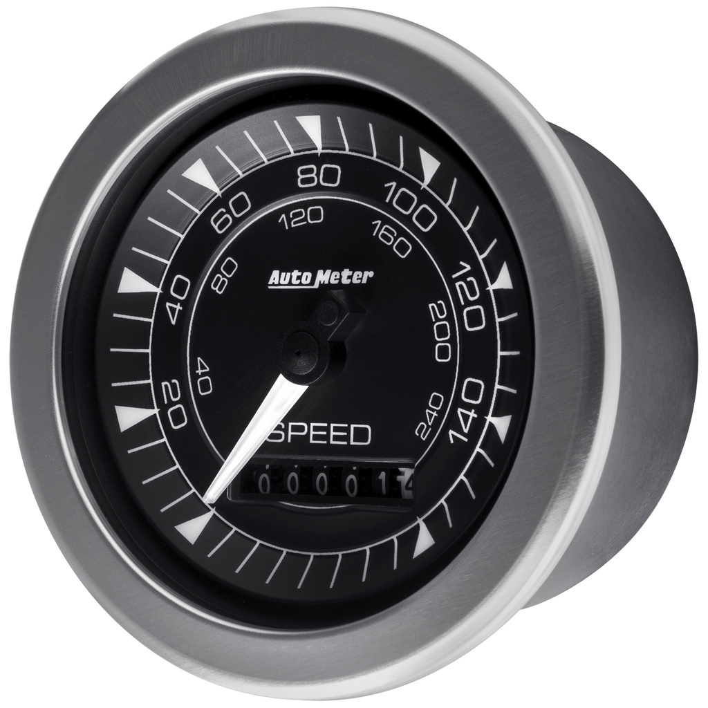 3-3/8" Speedometer 160mph Elec. Programmable Chrono