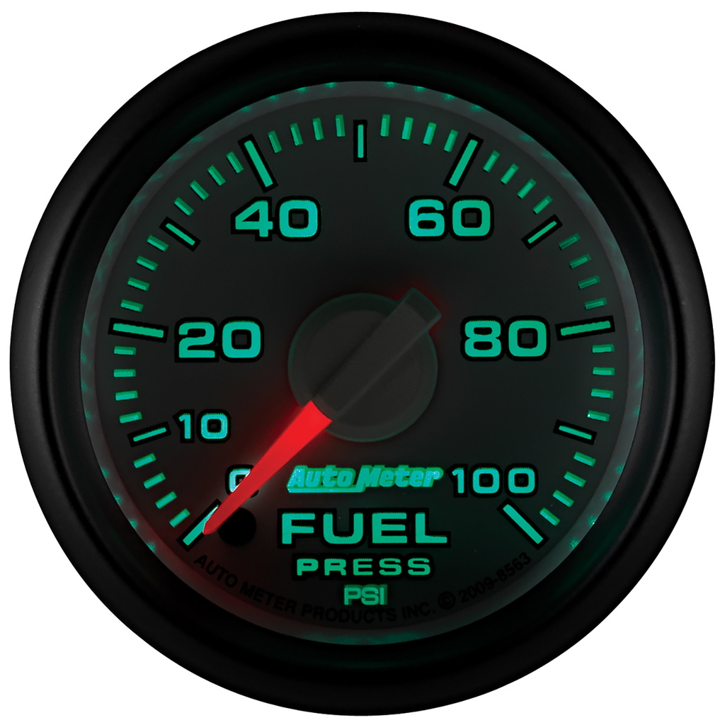 2-1/16" Fuel Pressure, 0-100 Psi, Gen 3 Dodge Factory Match