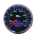 2-5/8" Speedometer, 0-190 Kph, Black, Pro-Cycle