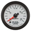2-1/16" Fuel Level, Programmable 0-280 Ω, White, Pro-Cycle