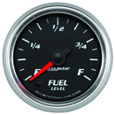 2-1/16" Fuel Level, Programmable 0-280 Ω, Black, Pro-Cycle