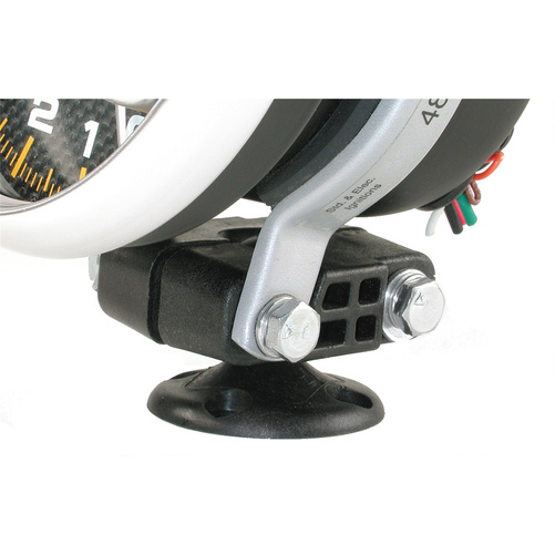 Roll Pod, Pedestal, Fits 5" Pedestal Tach, Black