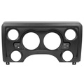 Direct Fit Dash Panel, 6 Gauge (3 3/8" X2, 2 1/6" X4), Jeep Tj / Xj