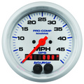 3-3/8" Gps Speedometer, 0-50 Mph, Marine White