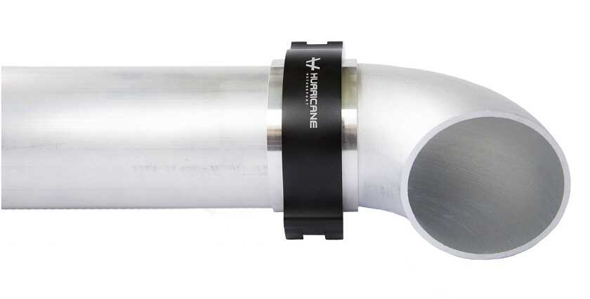 V-bånd aluminium 3"