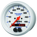 3-3/8" Gps Speedometer, 0-50 Mph, Marine White